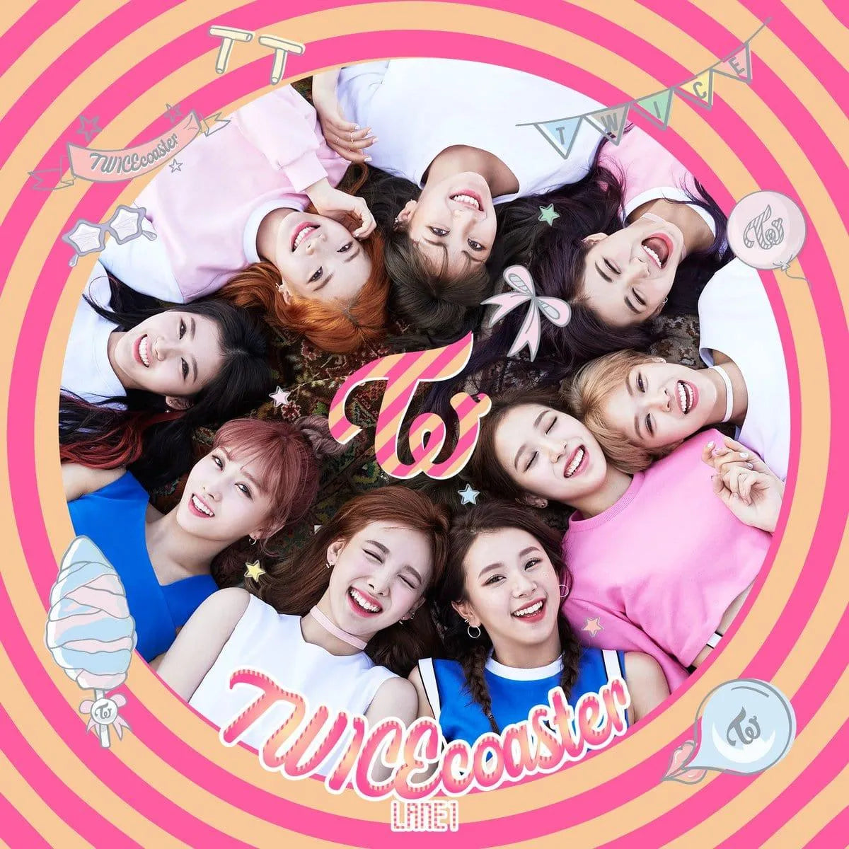 TWICE - TWICE coaster : LANE 1 / 3rd Mini Album (Standard ver.) (Random)