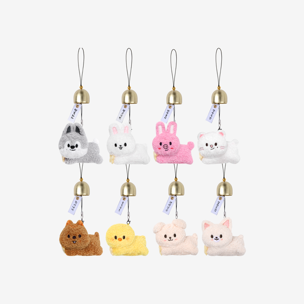 [Pre-order] Stray Kids - SKZOO PLUSH DOOR BELL KEYRING / Stray Kids World Tour RUN IT
