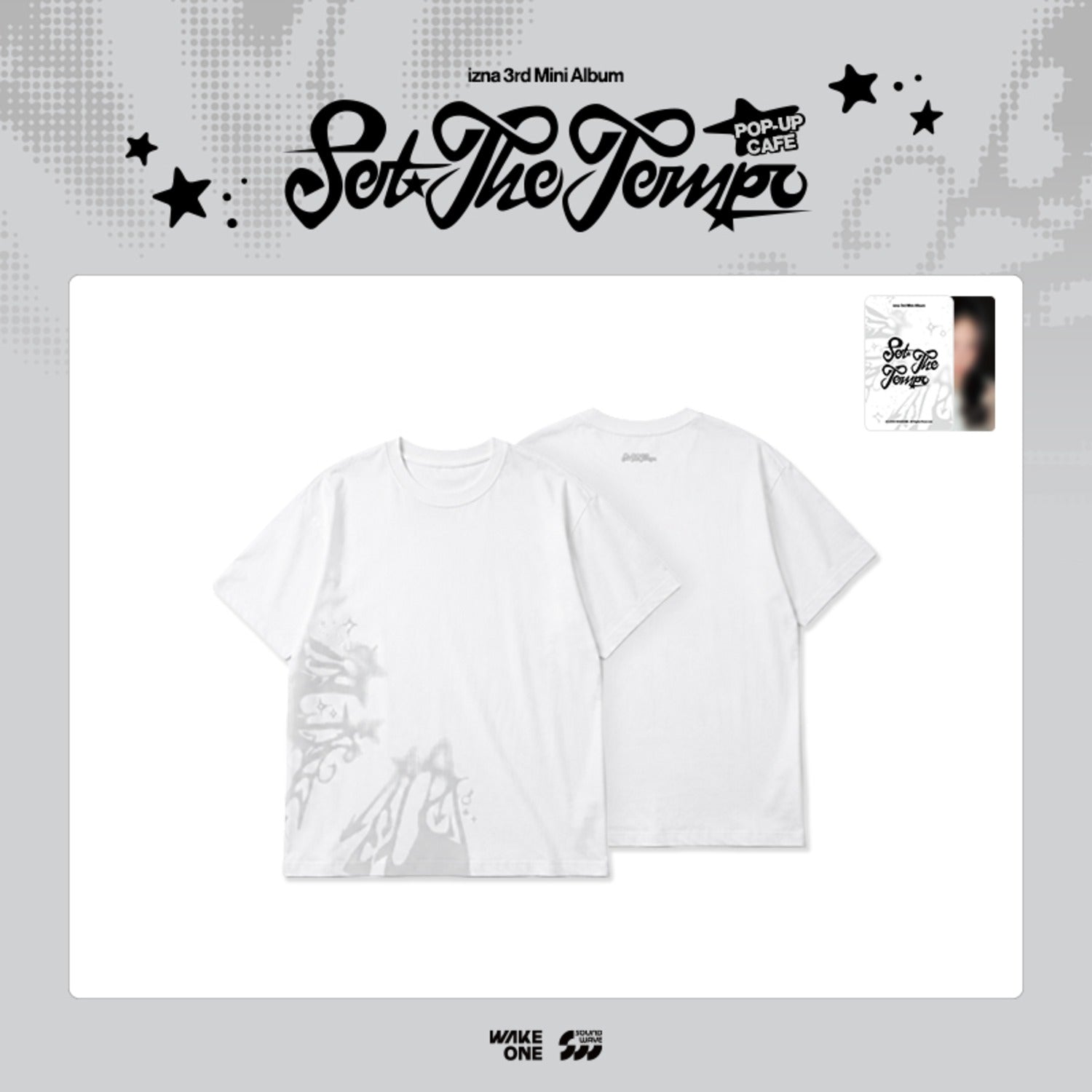 [Pre-order] izna - T-SHIRT / SET THE TEMPO POP-UP STORE MD