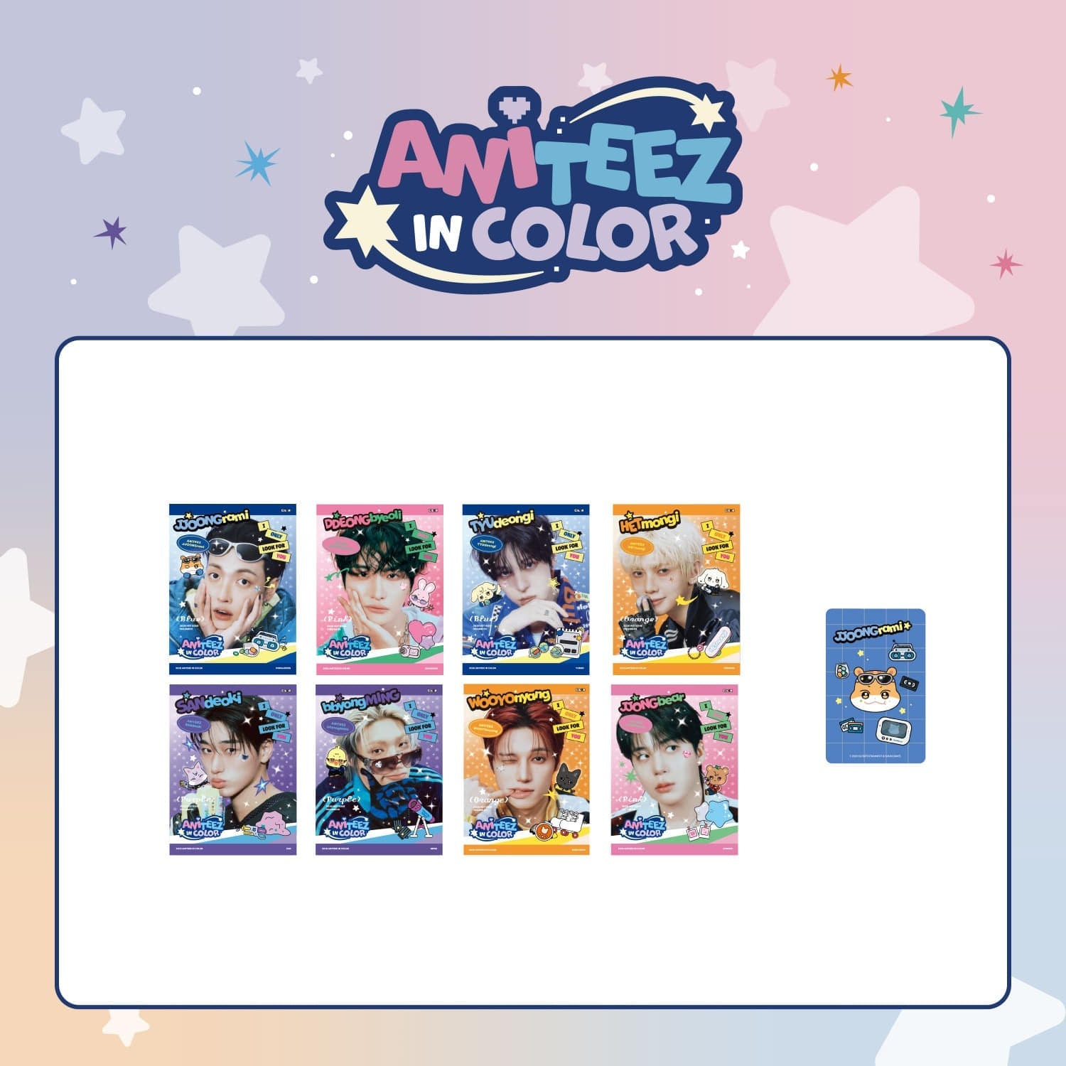 [Pre-order] ATEEZ -  MINI PHOTOBOOK / ANITEEZ POP-UP STORE [ANITEEZ IN COLOR] MD