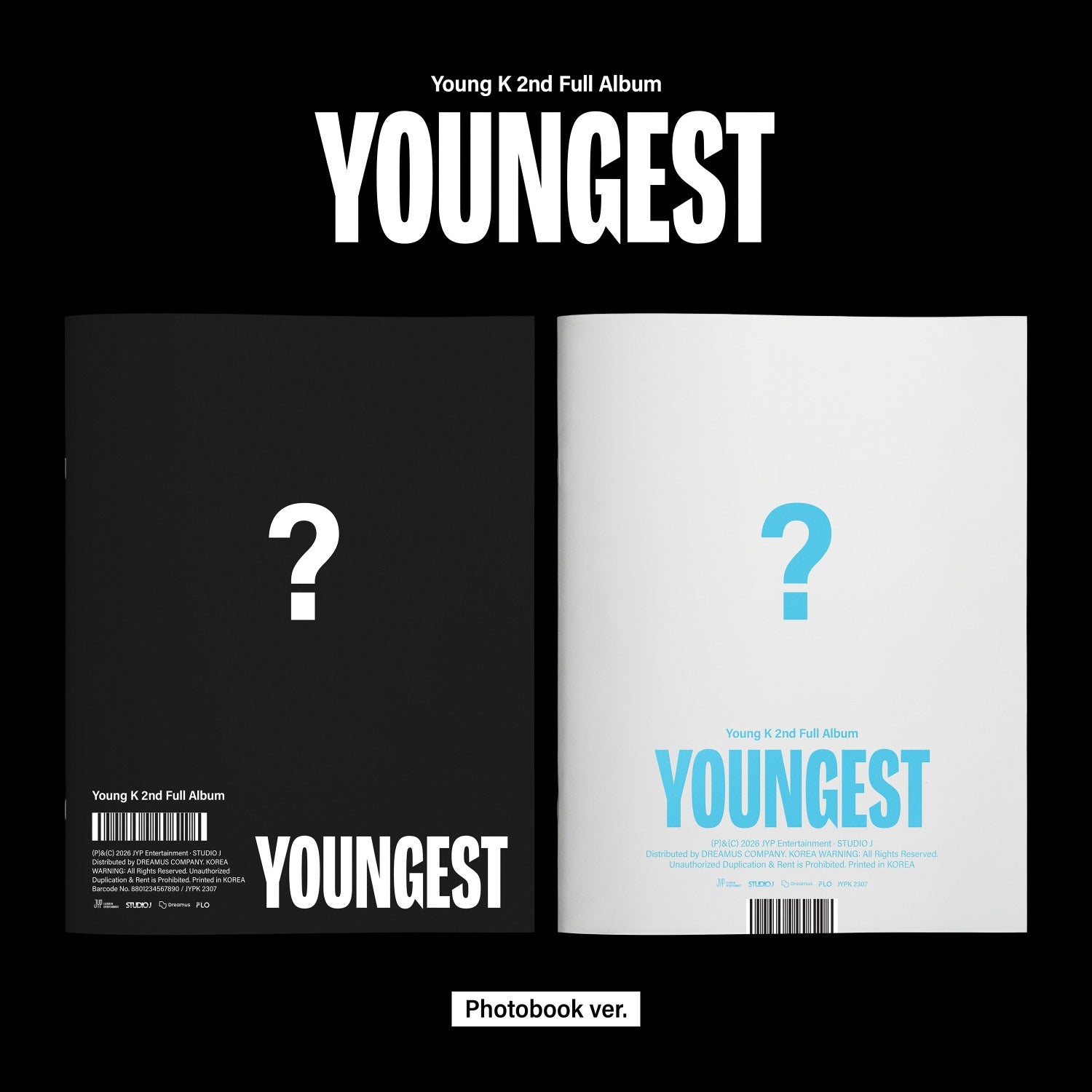 [POB] Young K (DAY6) - YOUNGEST / 2nd Full Album (Photobook ver.)