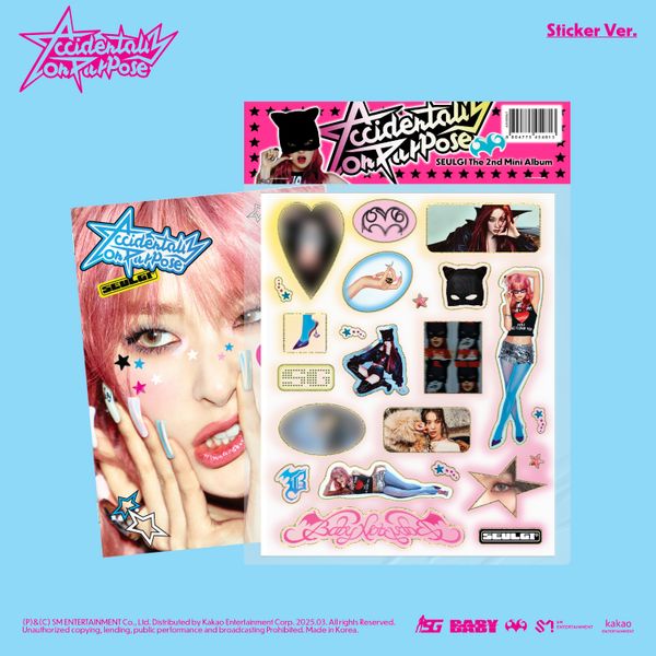 [POB] SEULGI - Accidentally On Purpose / 2nd Mini Album (Sticker Ver.)