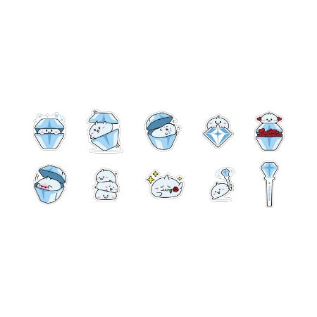 TREASURE - OFFICIAL LIGHT STICK KEYRING Ver.2 / TREASURE OFFICIAL MD