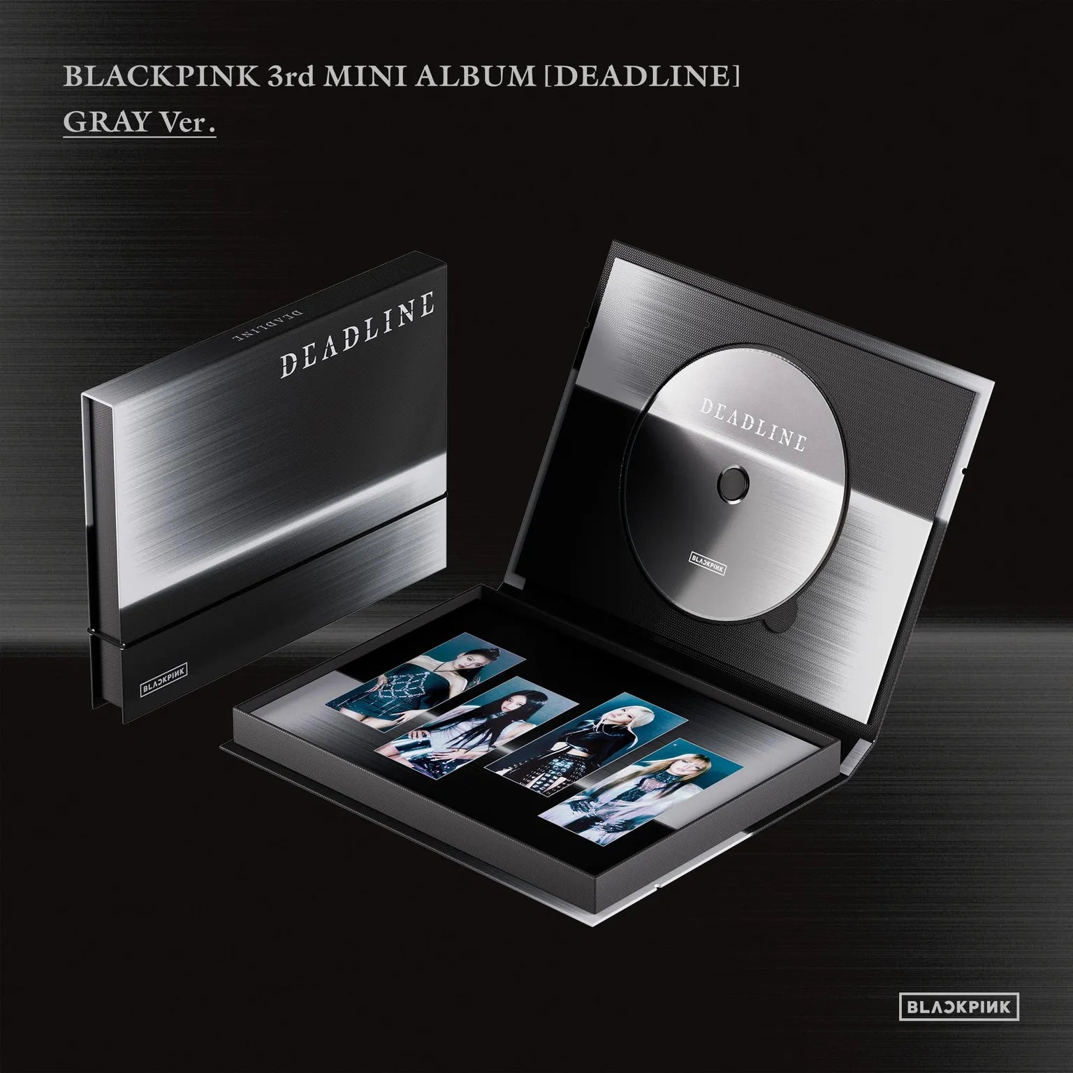 BLACKPINK - DEADLINE / 3rd MINI ALBUM (GRAY ver.)