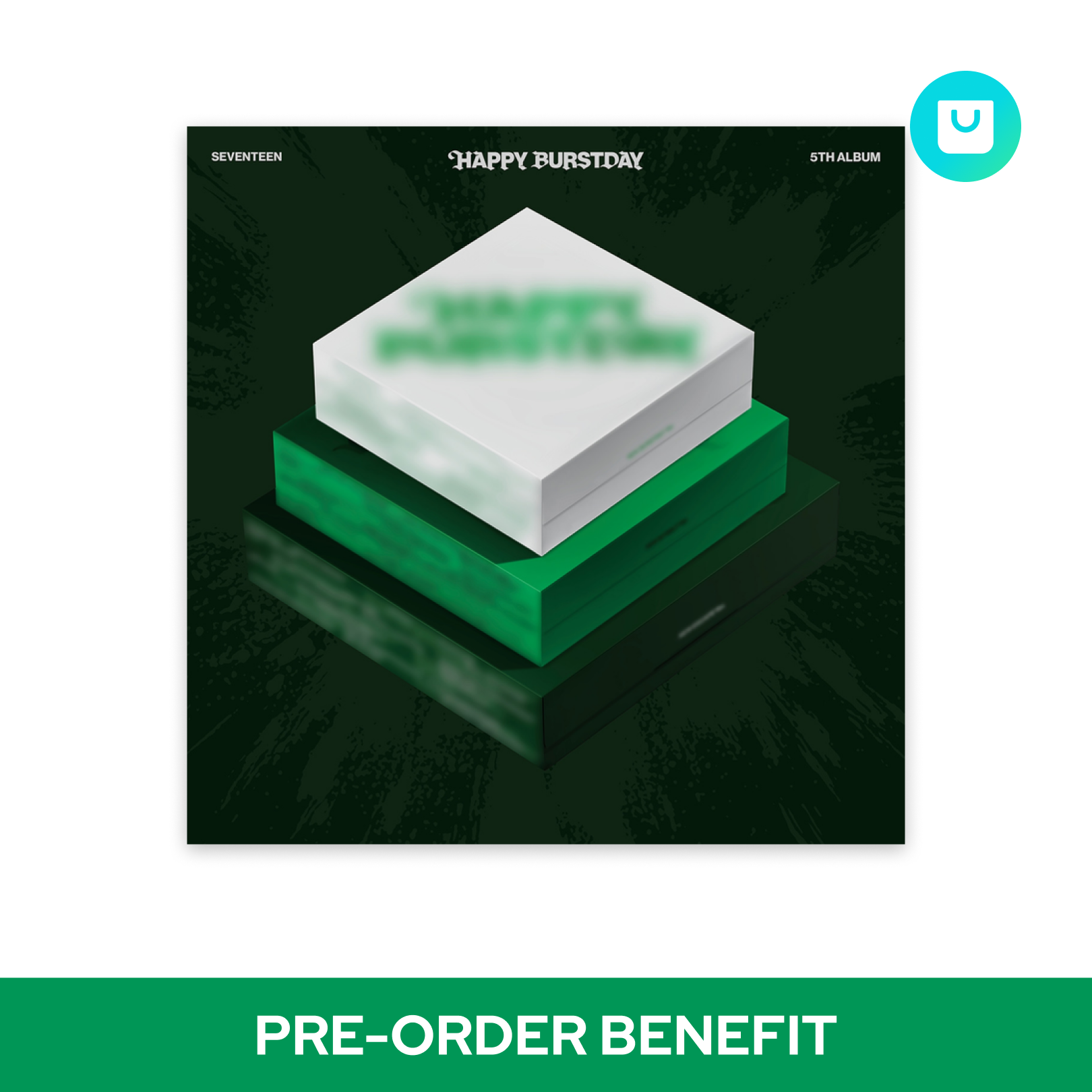 SEVENTEEN - HAPPY BURSTDAY / 5TH ALBUM (Standard ver.) *Cover Select