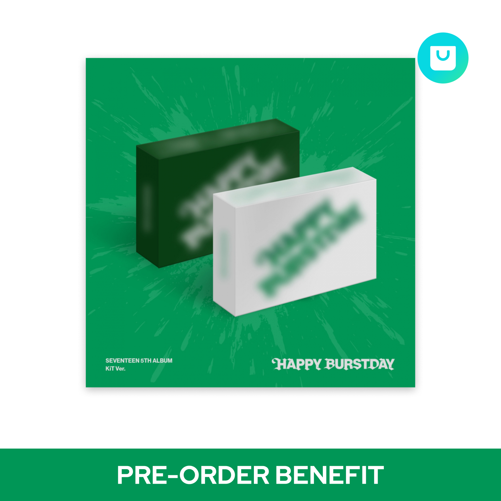 SEVENTEEN - HAPPY BURSTDAY / 5TH ALBUM (KiT Ver.)