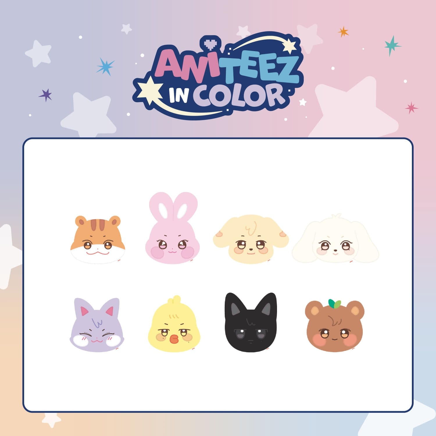 [Pre-order] ATEEZ - ANITEEZ PLUSH CUSHION / ANITEEZ POP-UP STORE [ANITEEZ IN COLOR] MD