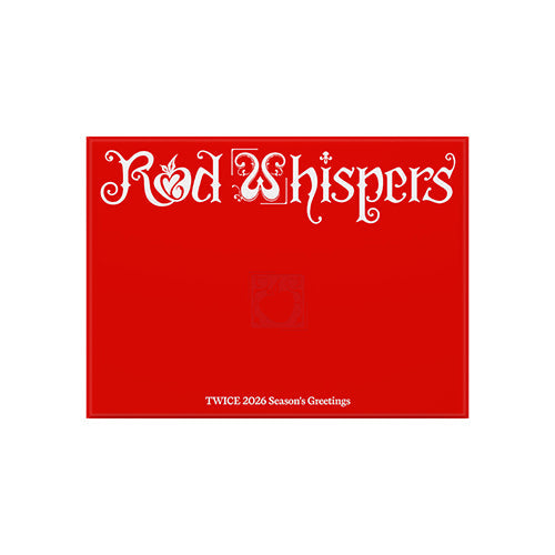 [POB] TWICE - 2026 SEASON'S GREETINGS [RED WHISPERS]
