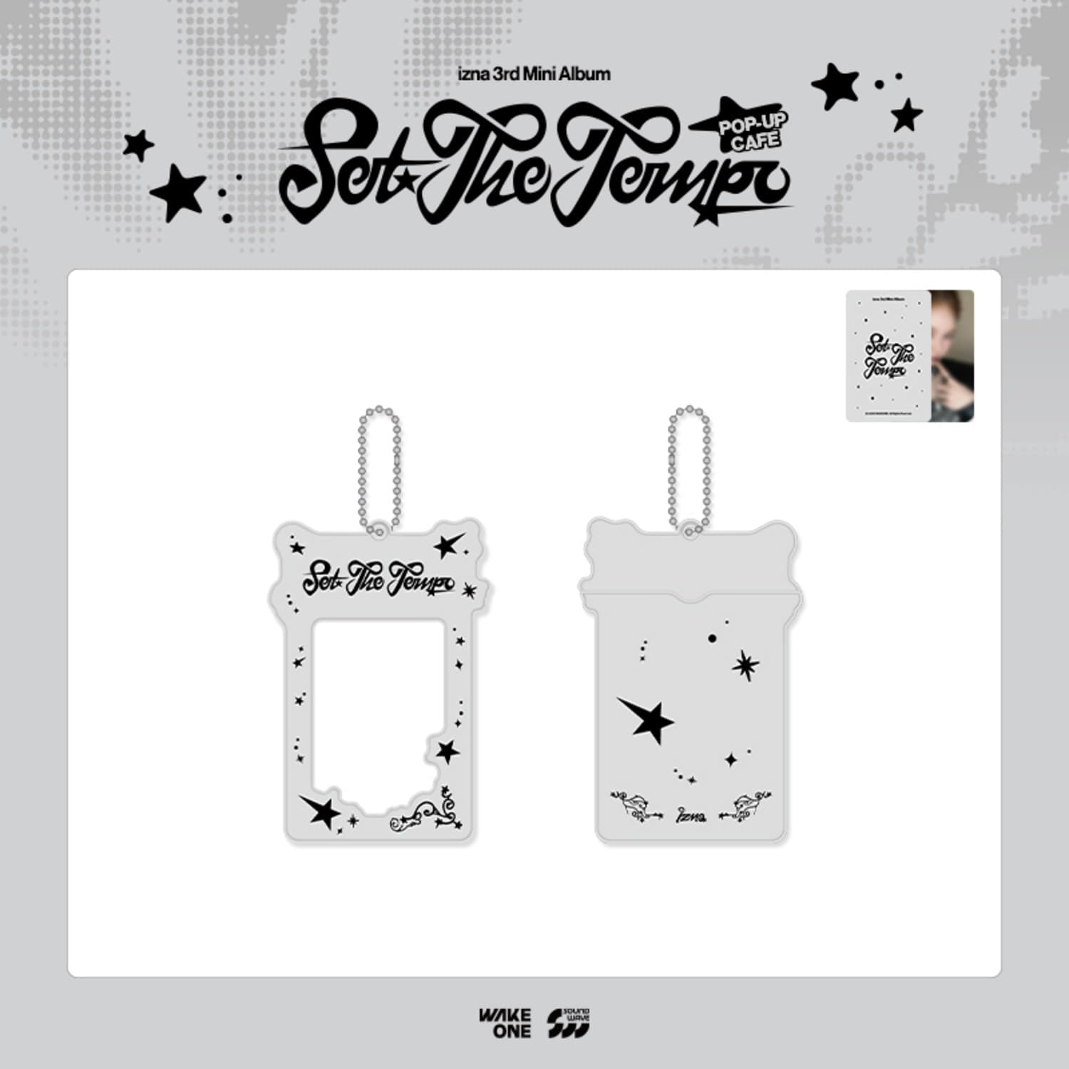 [Pre-order] izna - PVC PHOTO CARD HOLDER / SET THE TEMPO POP-UP STORE MD