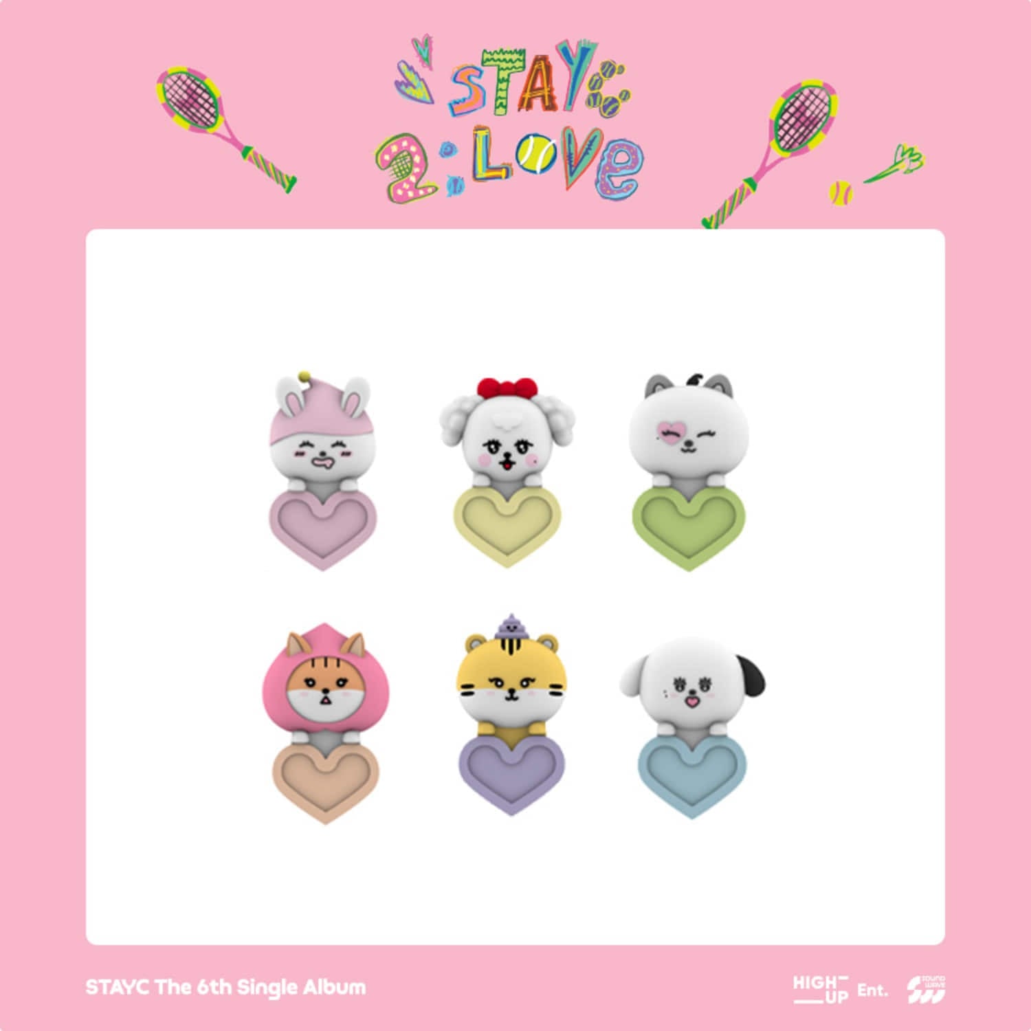 [Pre-order] STAYC - RANDOM MONITOR FIGURE / The 6th Single Album 2:LOVE POP-UP CAFE