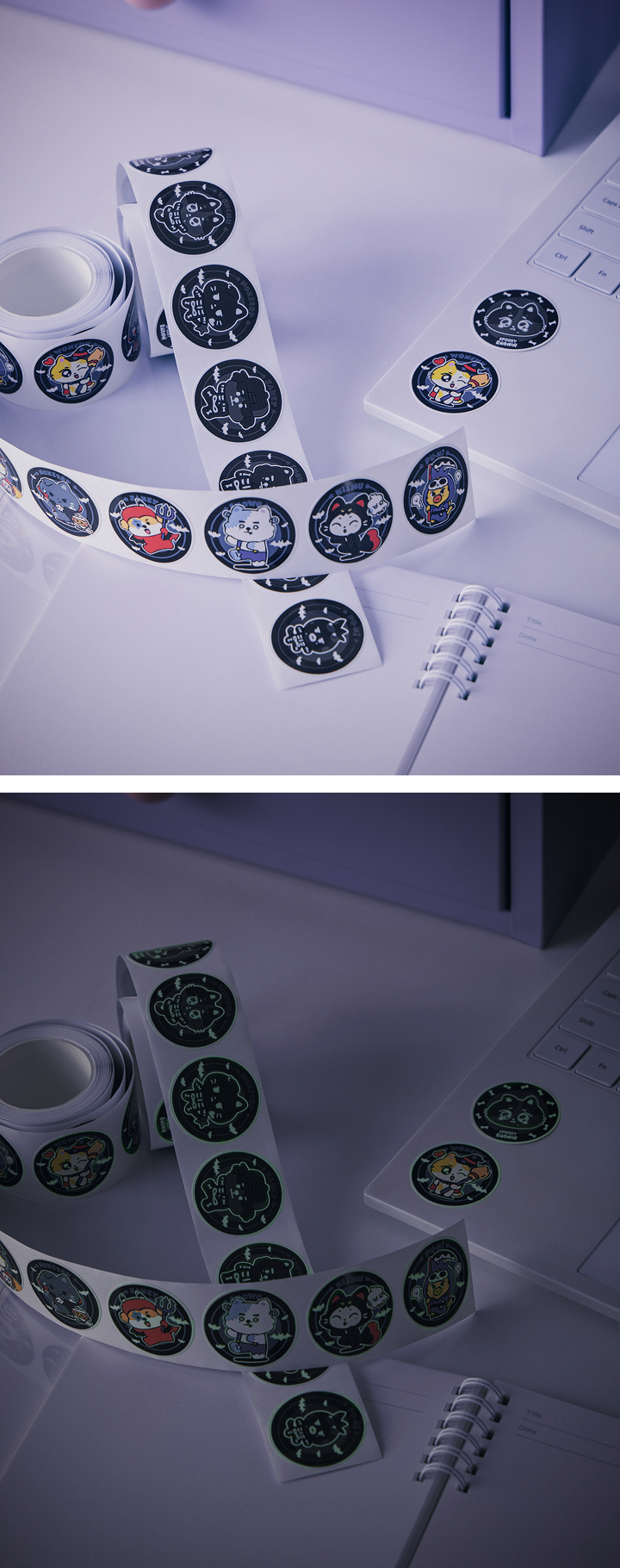 ENHYPEN - Glow Sticker Roll [Midnight]
