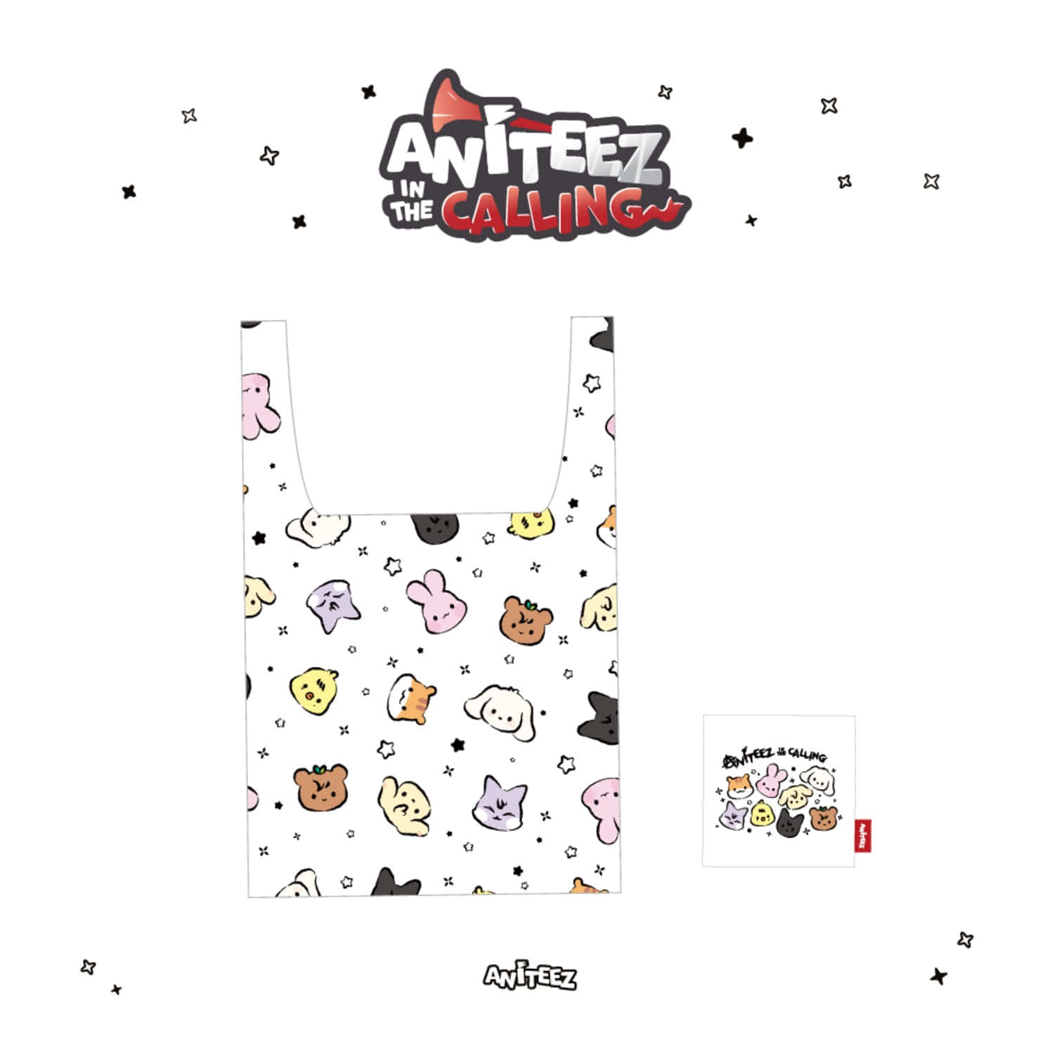 ATEEZ - POCKET SHOPPER BAG ’ANITEEZ IN THE CALLING’ MD