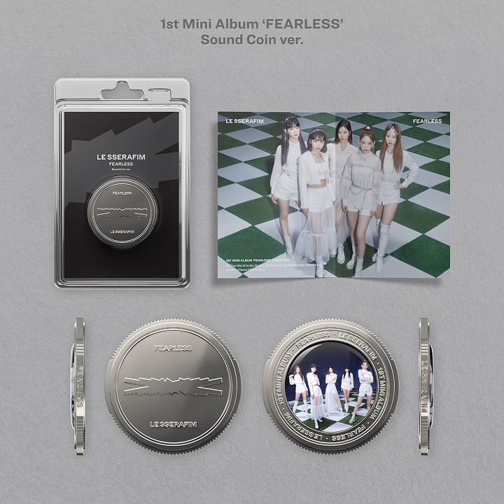 [POB] LE SSERAFIM - FEARLESS / 1st Mini Album (Sound Coin ver.)