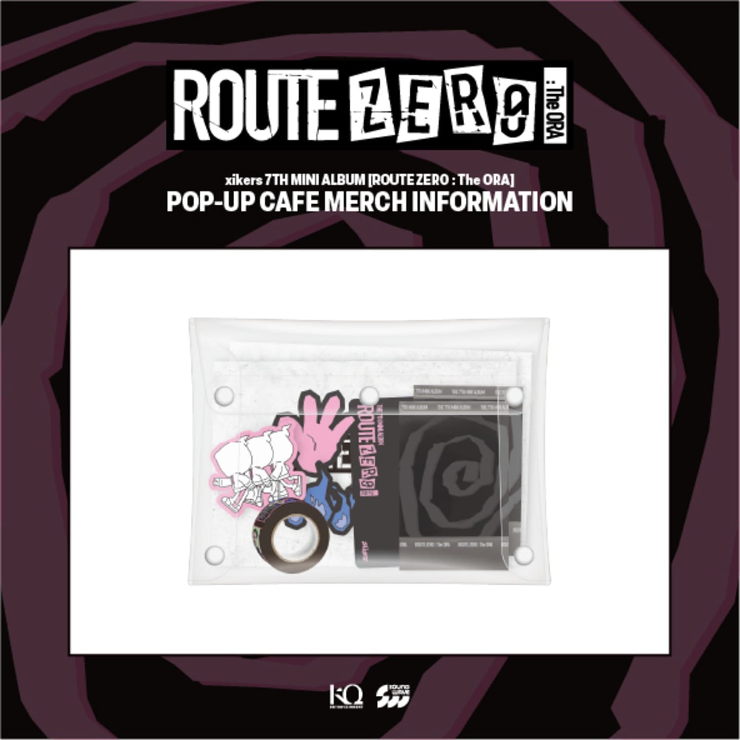 [Pre-order] xikers - PHOTO PACK POUCH SET / POP-UP STORE [ROUTE ZERO: The ORA] MD
