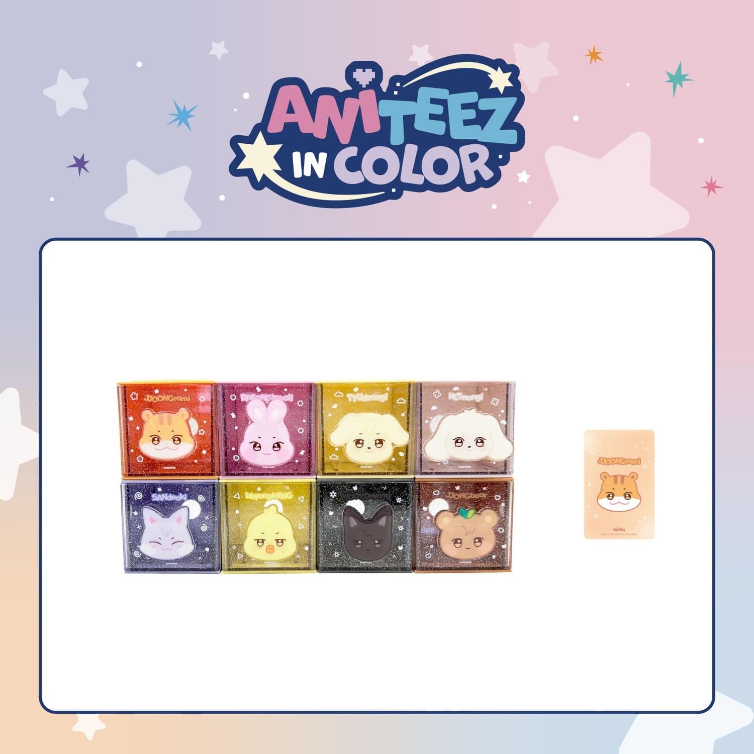 [Pre-order] ATEEZ - COLORFUL STORAGE BOX / ANITEEZ POP-UP STORE [ANITEEZ IN COLOR] MD