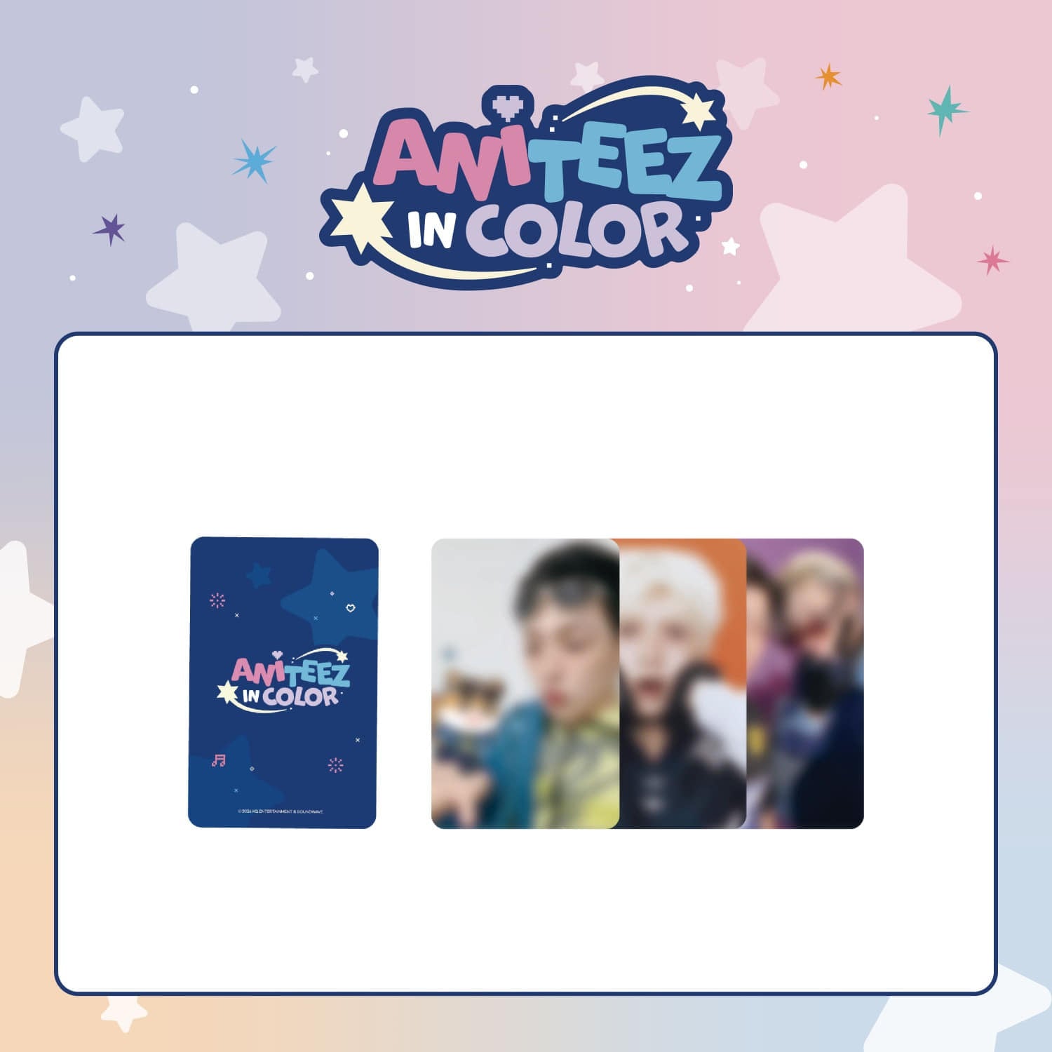 [Pre-order] ATEEZ - RANDOM TRADING CARD / ANITEEZ POP-UP STORE [ANITEEZ IN COLOR] MD