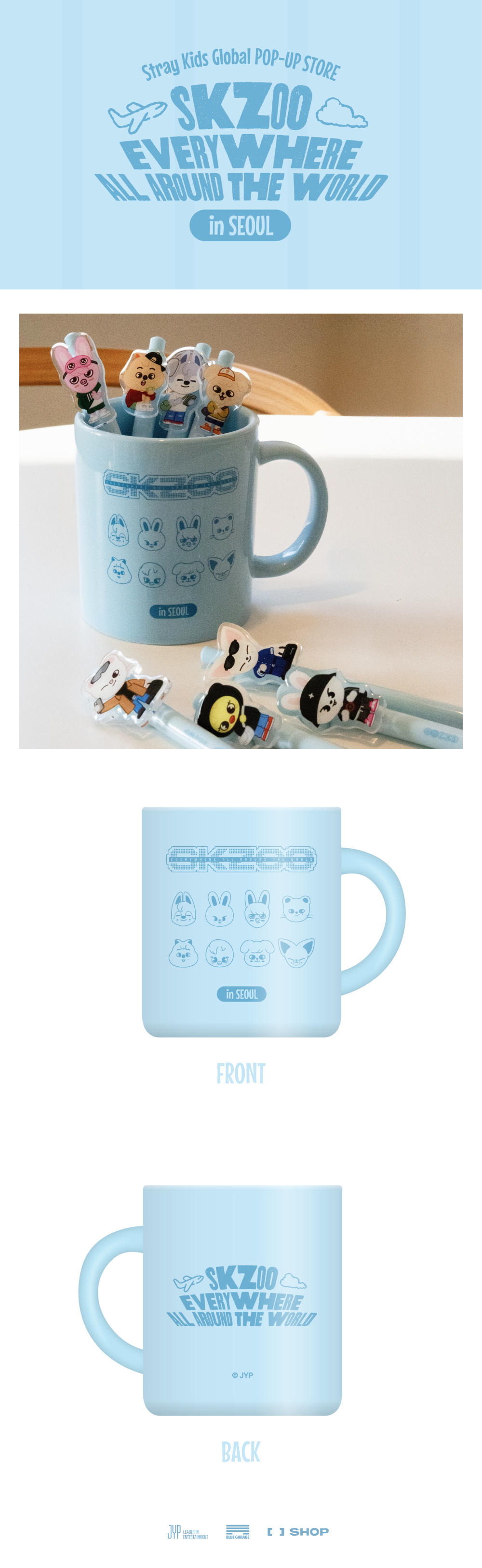 Stray Kids - SKZOO CITY MUG SEOUL Ver. / SKZOO Everywhere All Around The World in SEOUL