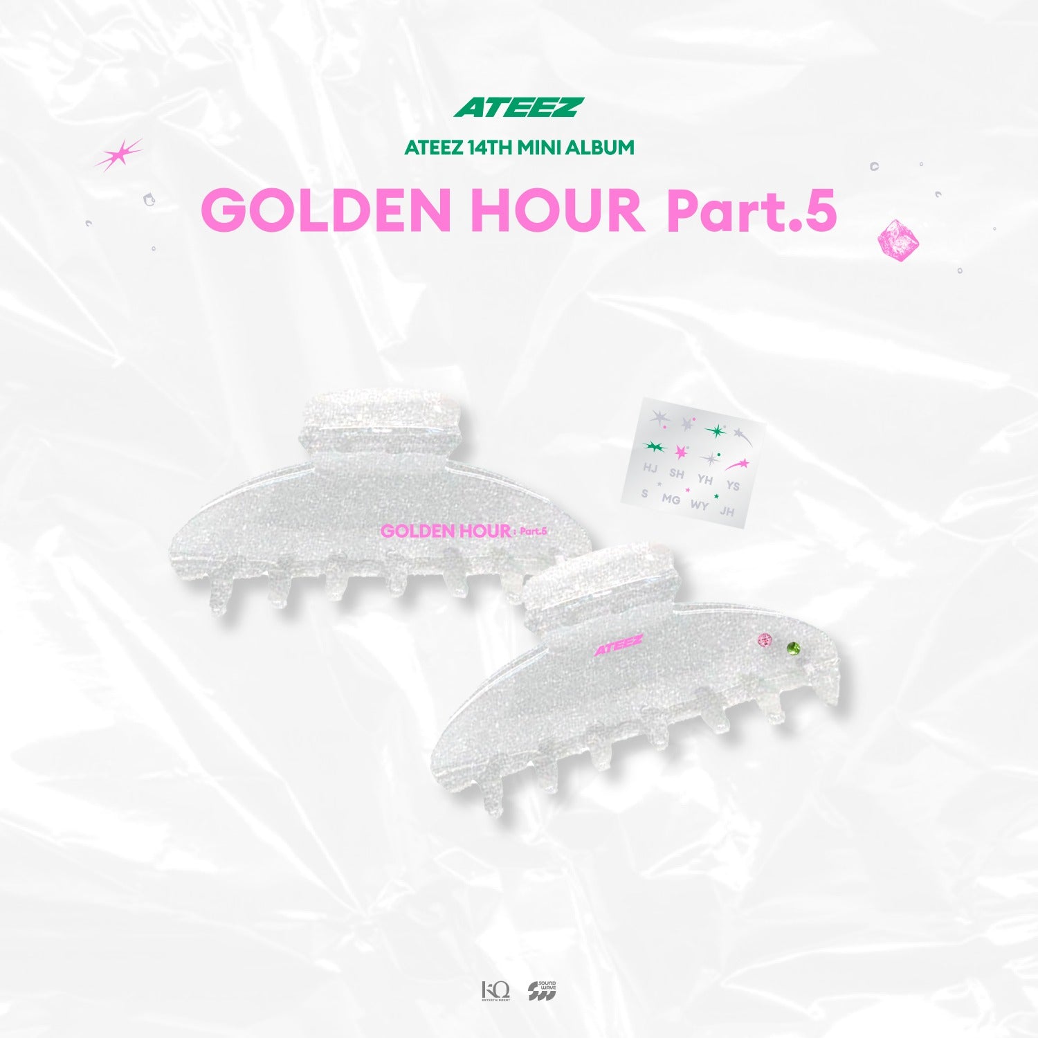 [Pre-order] ATEEZ - HAIR CLIP / GOLDEN HOUR : Part.5 POP-UP STORE MD