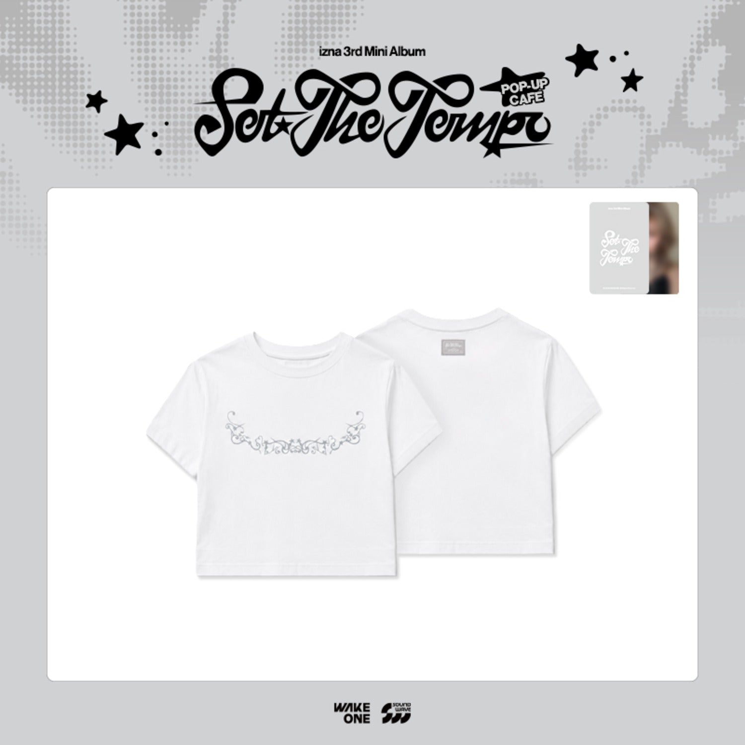 [Pre-order] izna - CROP TOP / SET THE TEMPO POP-UP STORE MD