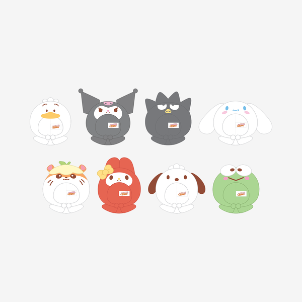 [Pre-order] Stray Kids - 10CM SKZOO PLUSH OUTFIT (SANRIO CHARACTERS Ver.) / SKZOO X SANRIO CHARACTERS