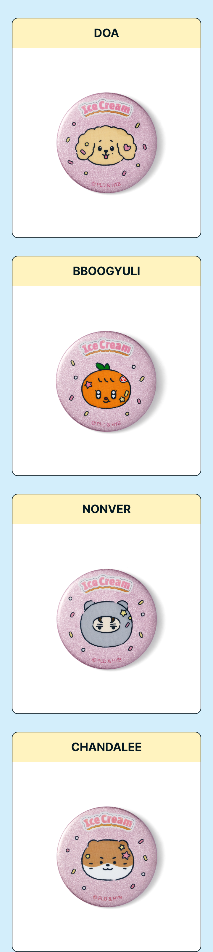SEVENTEEN - Lucky Draw (Random Can Badge) / Icecream with MINITEEN