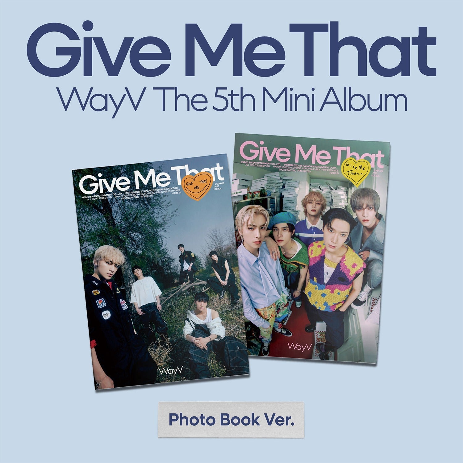 WayV - Give Me That / 5th Mini Album (Photobook Ver.) *Cover Select