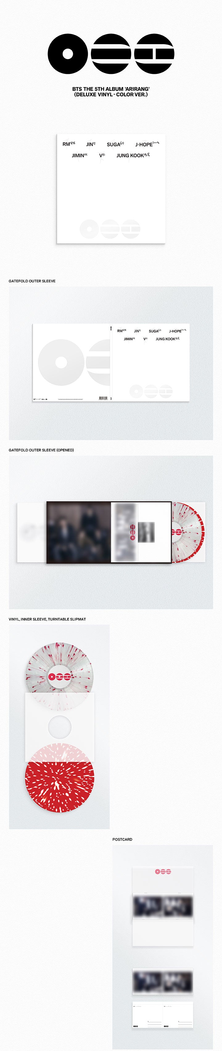 [POB] BTS - ARIRANG / THE 5TH ALBUM (Deluxe Vinyl, BUSAN Special) *Random