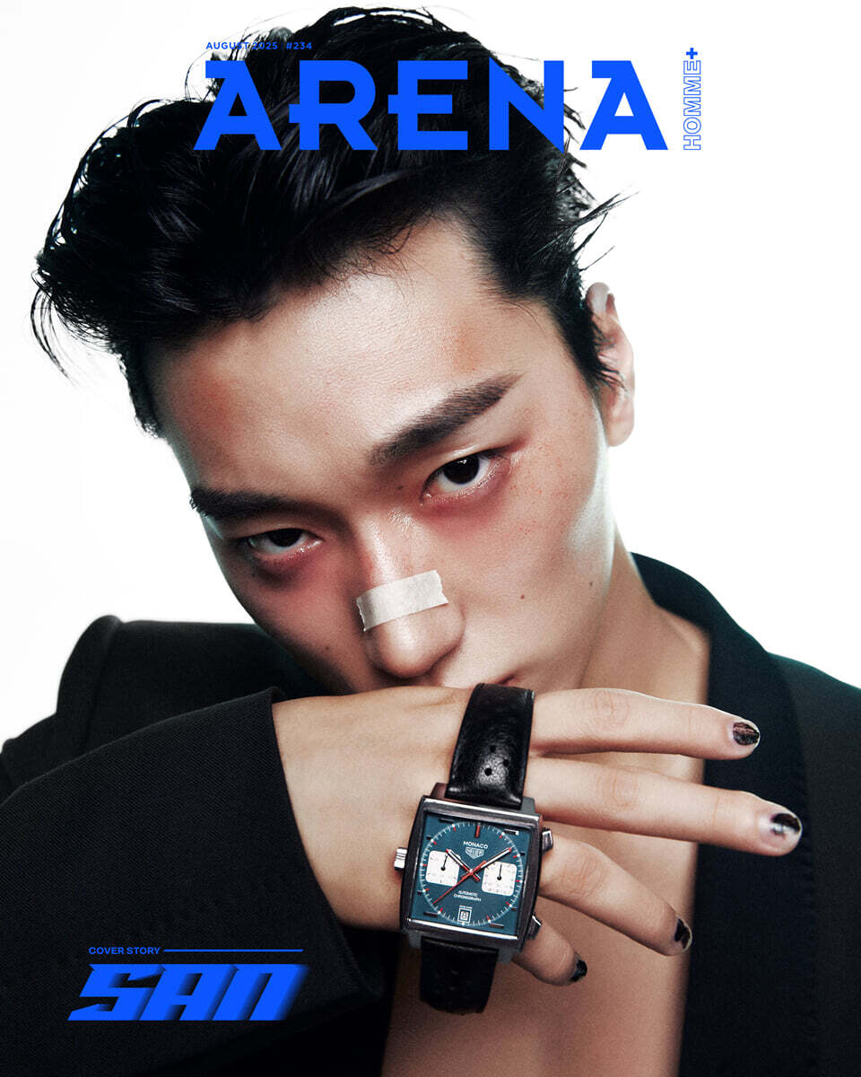 ARENA HOMME+ [2025.08] (COVER : ATEEZ SAN)