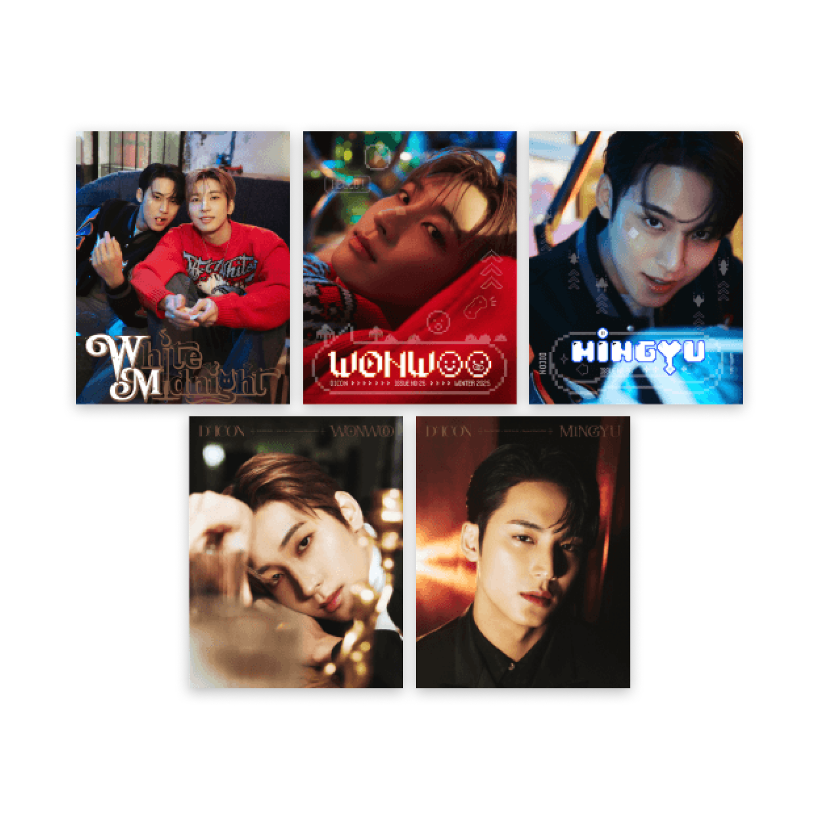 [POB] WONWOO & MINGYU (SEVENTEEN) - WHITE MIDNIGHT / DICON VOLUME N°26