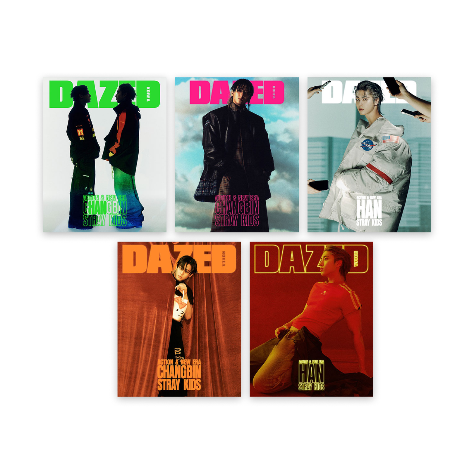 Dazed & Confused Korea [2025.02] (COVER : Stray Kids CHANGBIN & HAN)