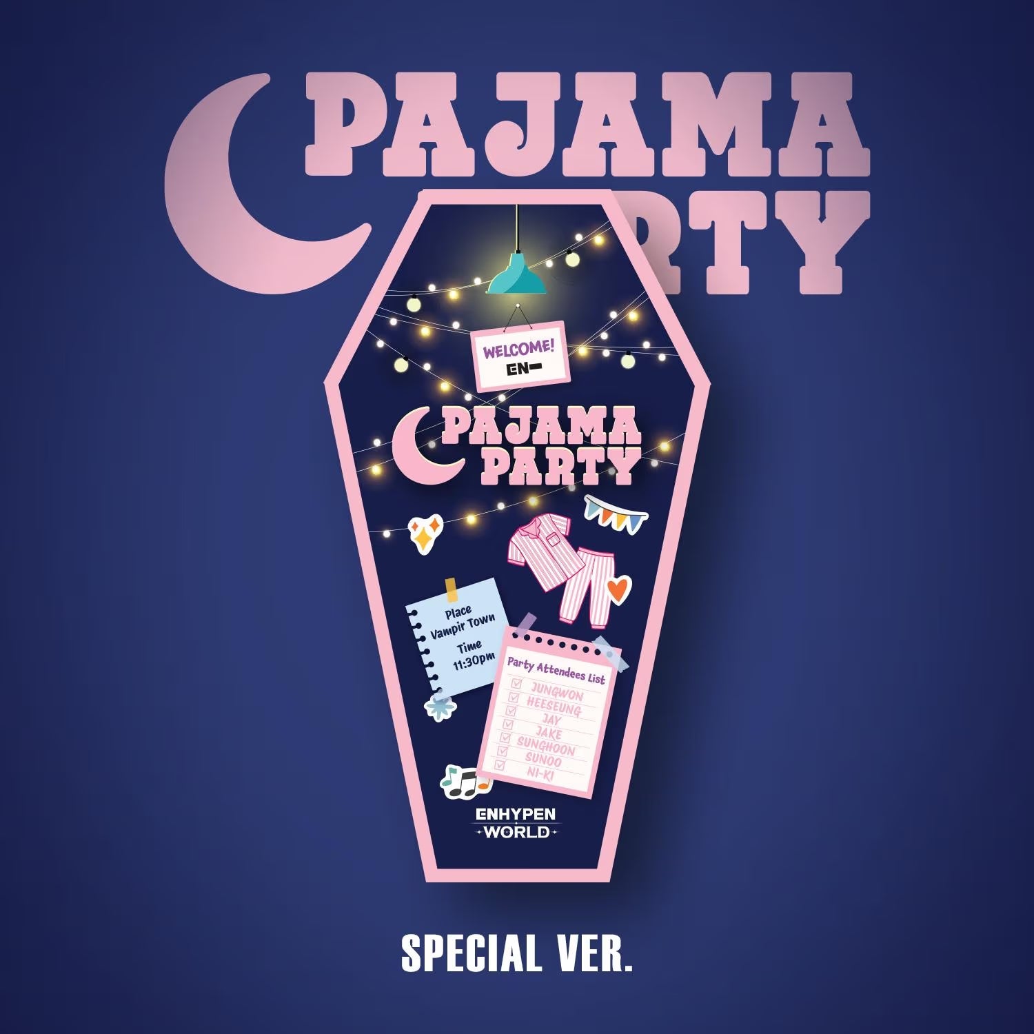 ENHYPEN - ENHYPEN WORLD COUPON CARD COLLECTION PAJAMA PARTY (SPECIAL ver.)