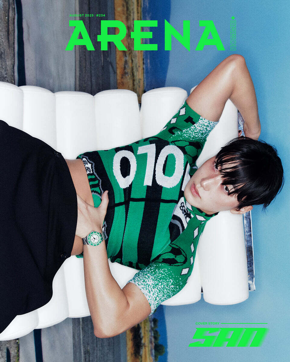 ARENA HOMME+ [2025.08] (COVER : ATEEZ SAN)