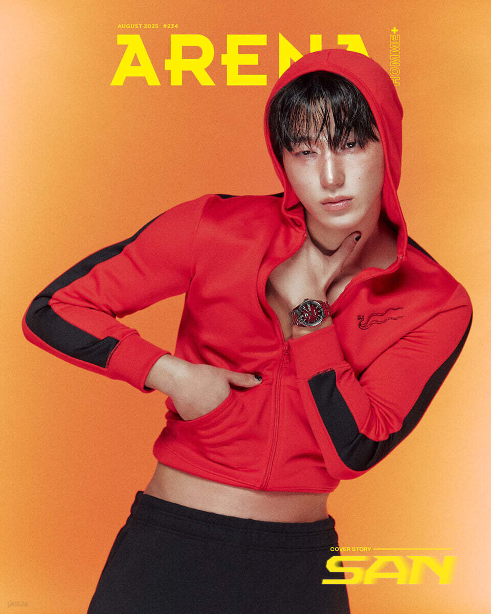 ARENA HOMME+ [2025.08] (COVER : ATEEZ SAN)