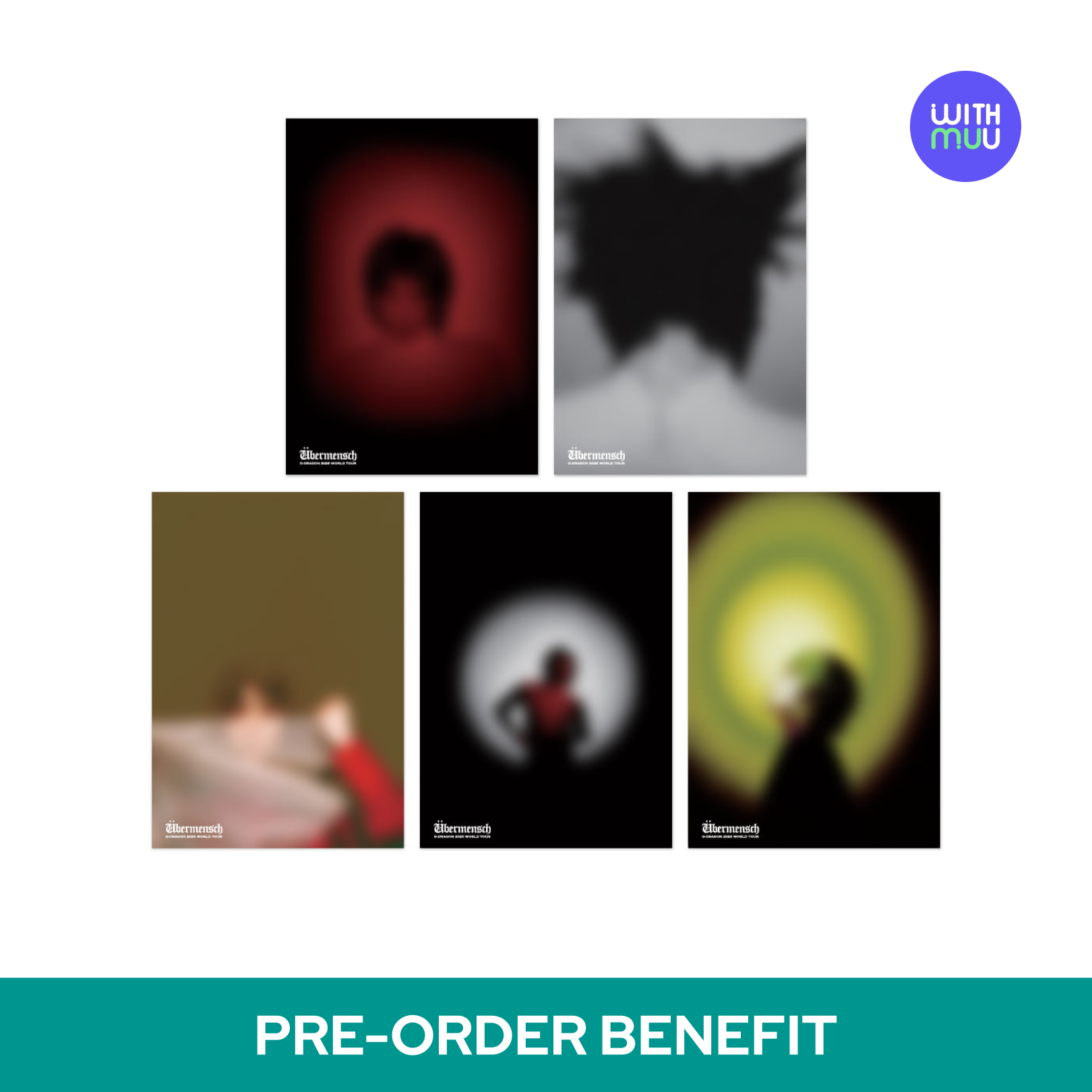 [POB] G-DRAGON - POSTER SET / G-DRAGON 2025 WORLD TOUR IN KOREA OFFICIAL MD