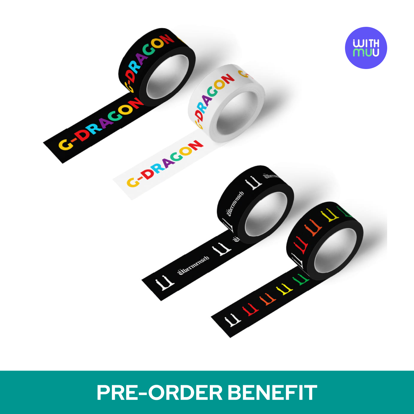 [POB] G-DRAGON - DUCT TAPE / G-DRAGON 2025 WORLD TOUR IN KOREA OFFICIAL MD