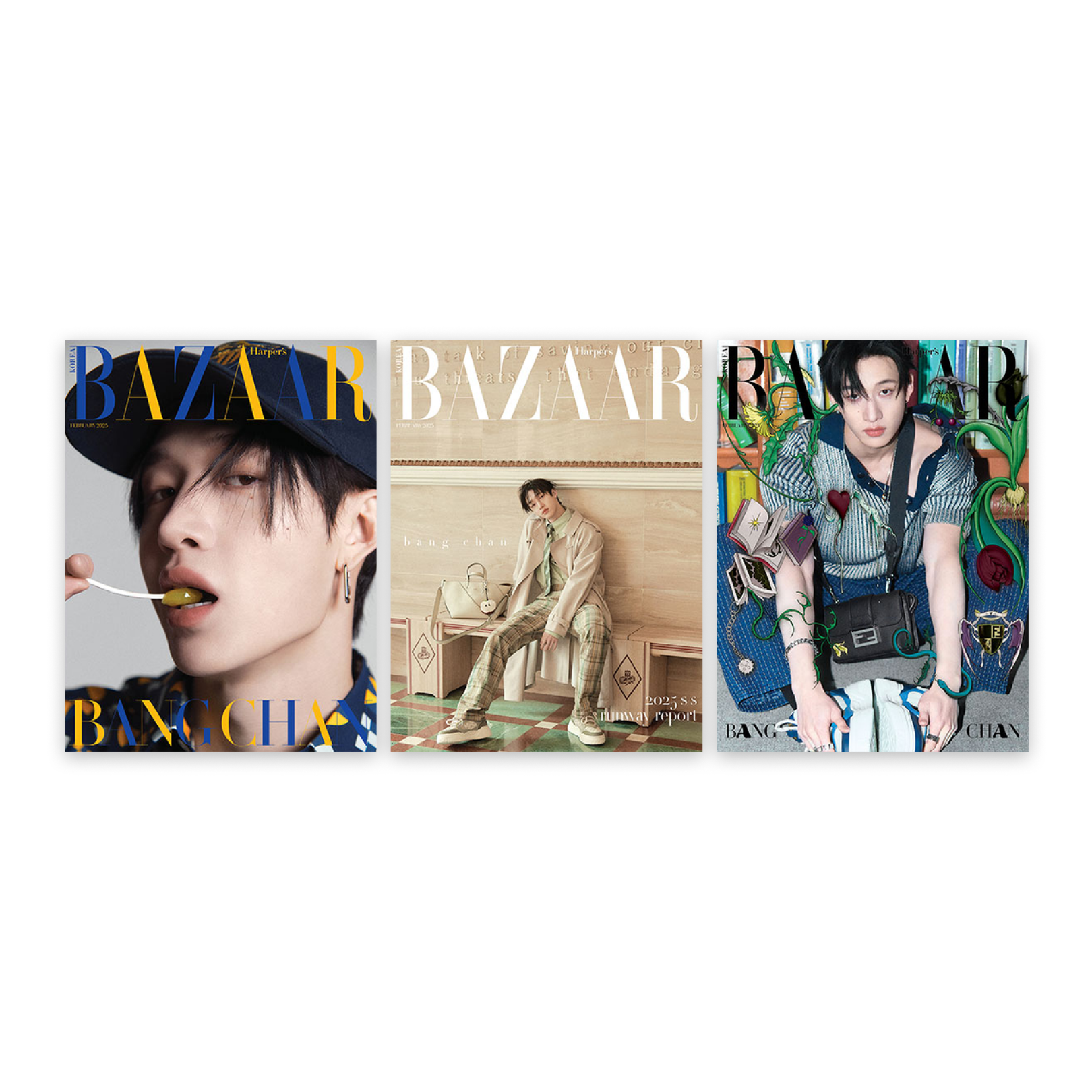 HARPER'S BAZAAR [2025.02] (COVER : Stray Kids BANG CHAN)
