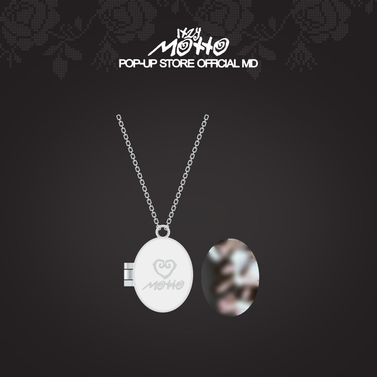 [Pre-order] ITZY - ENGRAVED PENDANT NECKLACE / [Motto] POP-UP OFFICIAL MD