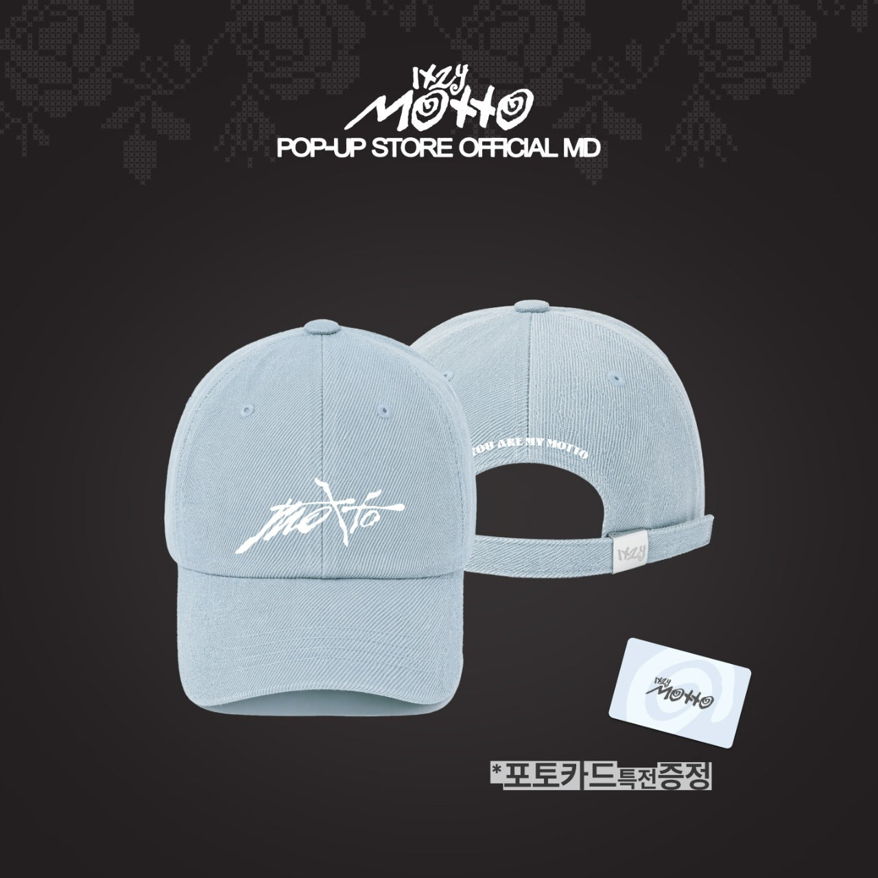 [Pre-order] ITZY - BALL CAP / [Motto] POP-UP OFFICIAL MD