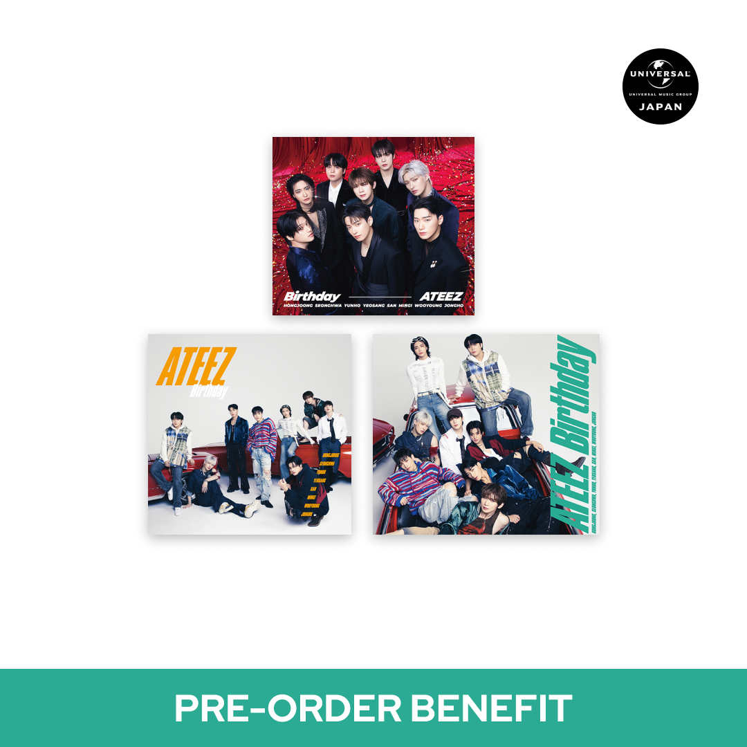 [POB] ATEEZ - Birthday / Japan 4th Single (Limited ver.)