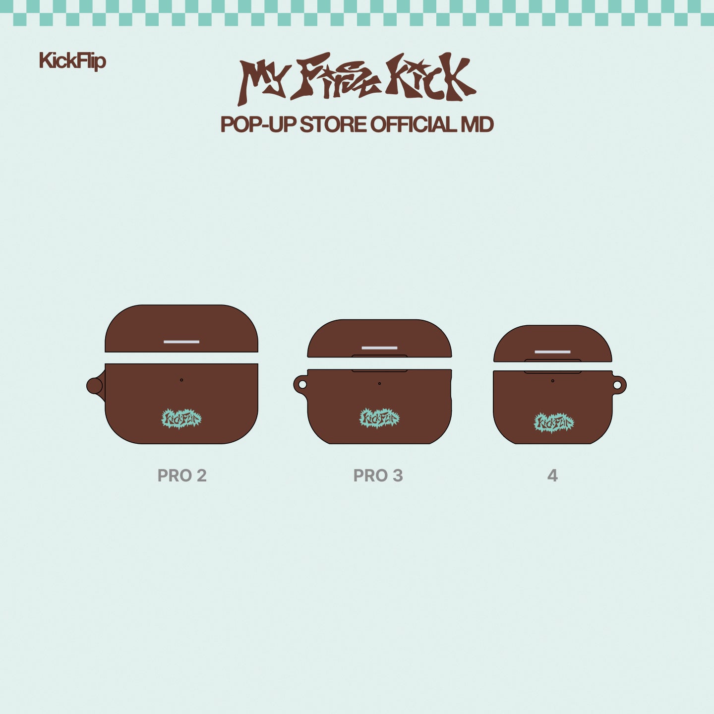 [Pre-order] KICKFLIP - AIRPOD CASE / [My First Kick] POP-UP OFFICIAL MD