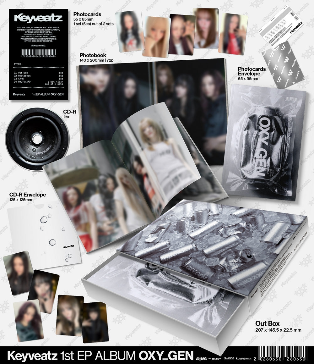 [Pre-order] Keyveatz - OXY_GEN / 1st EP Album