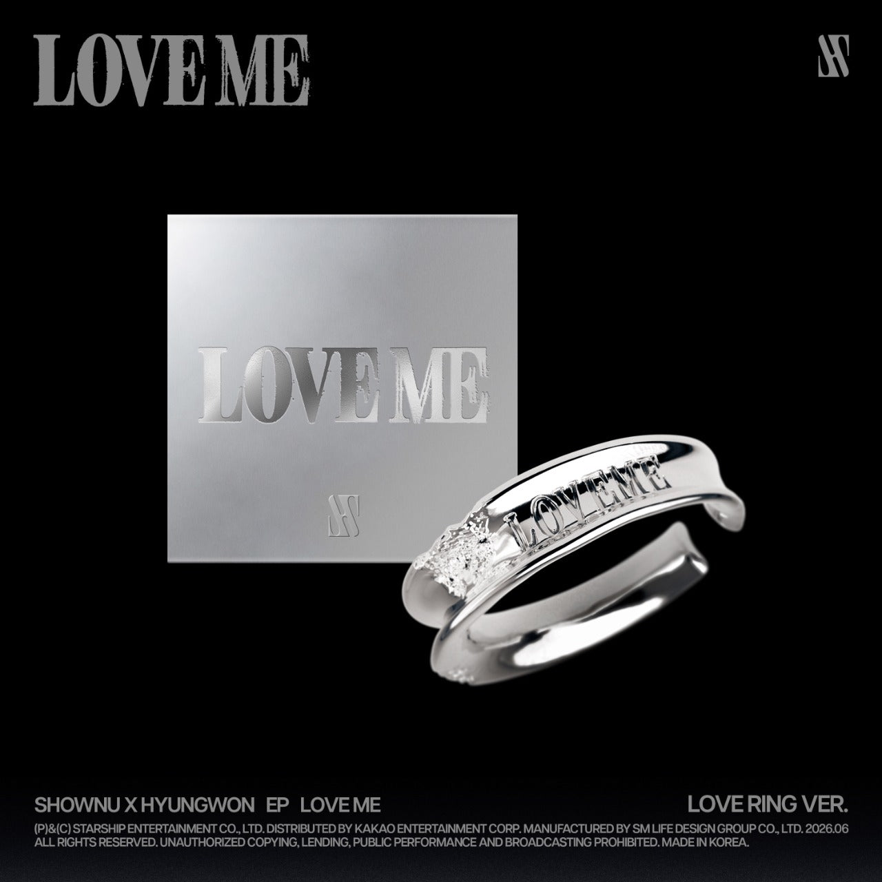 [Pre-order] MONSTA X - SHOWNU X HYUNGWON / EP [LOVE ME] (LOVE RING VER.) (Limited Edition)