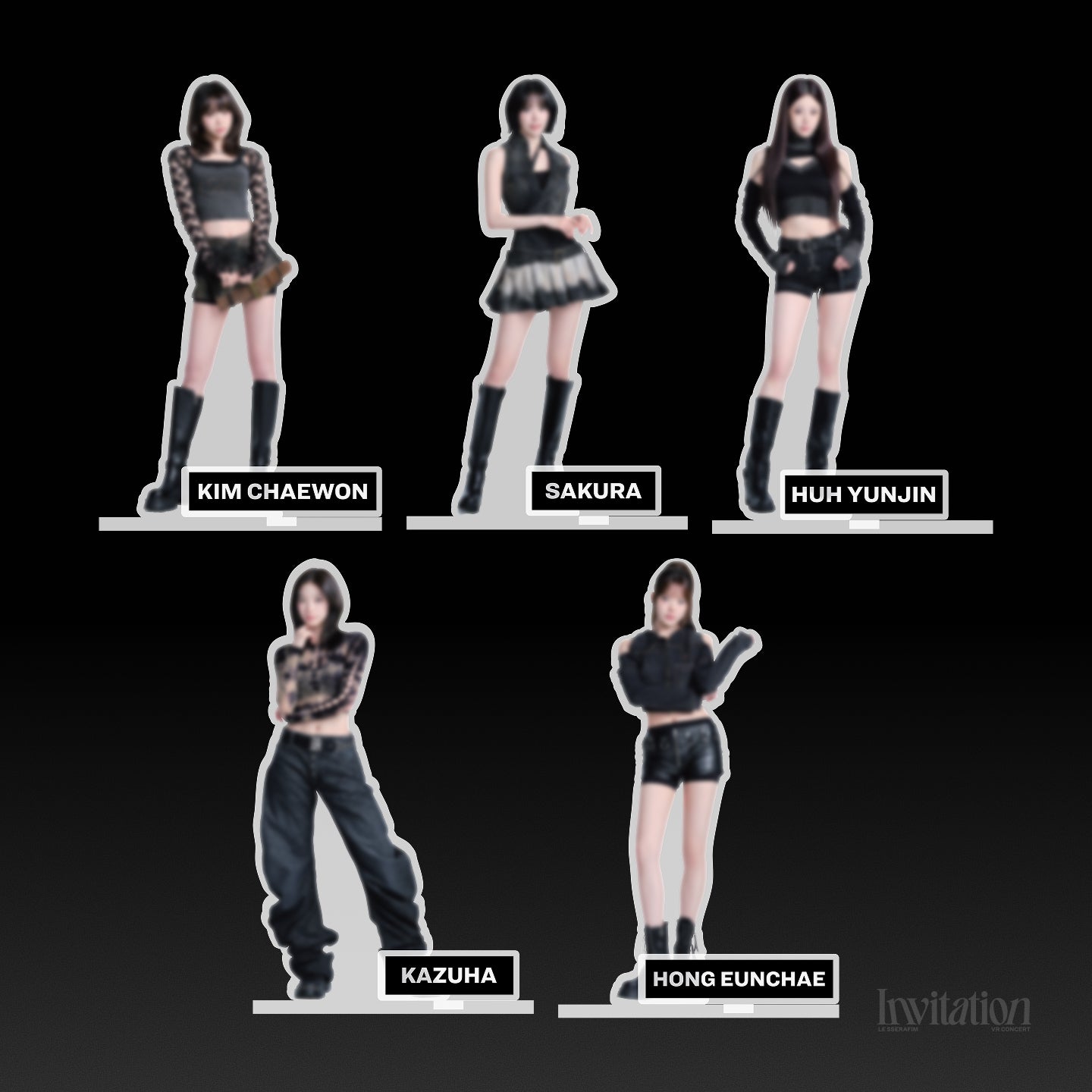 [Pre-order] LE SSERAFIM - Acrylic Stand / LE SSERAFIM [VR-CONCERT: INVITATION] OFFICIAL MD