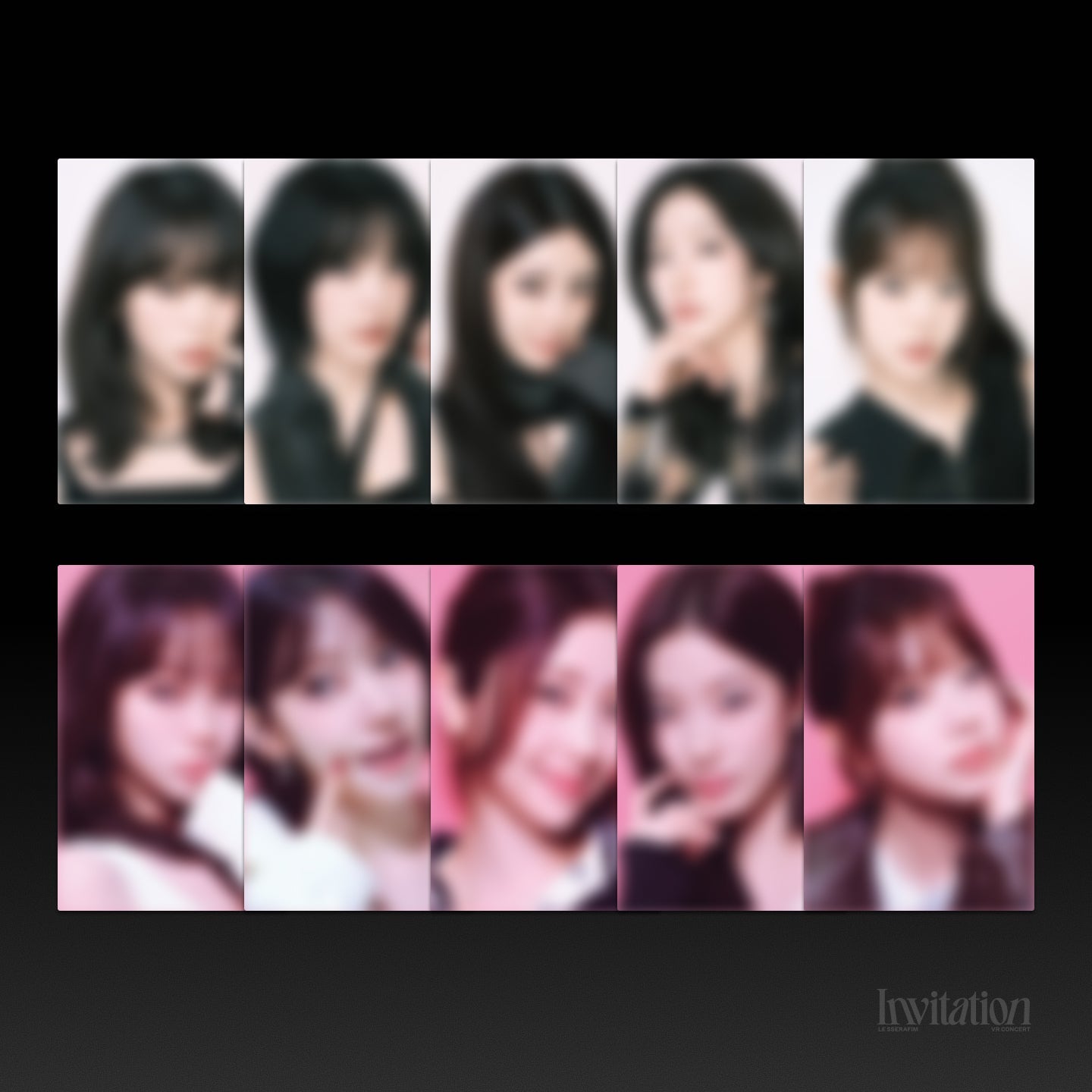 [Pre-order] LE SSERAFIM - Photo Postcard Set / LE SSERAFIM [VR-CONCERT: INVITATION] OFFICIAL MD