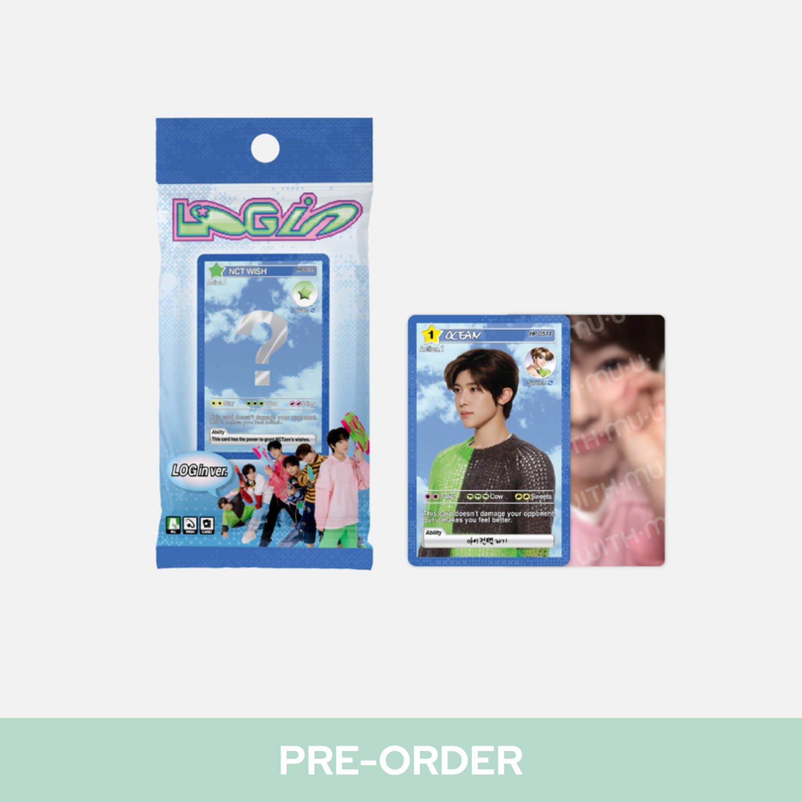 [Easter Clearance] NCT WISH - RANDOM TRADING CARD (LOG in ver.) / 2025 NCT WISH ASIA TOUR LOG in SEOUL OFFICIAL MD
