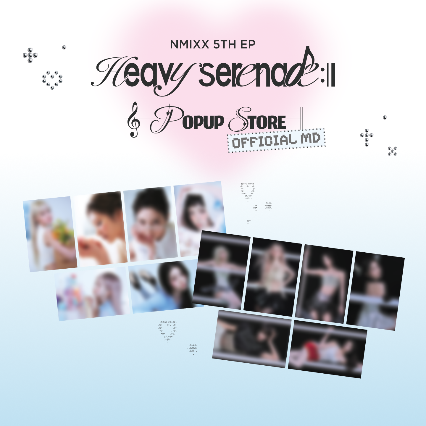 [Pre-order] NMIXX -  POSTCARD SET /[Heavy Serenade] POP-UP OFFICIAL MD