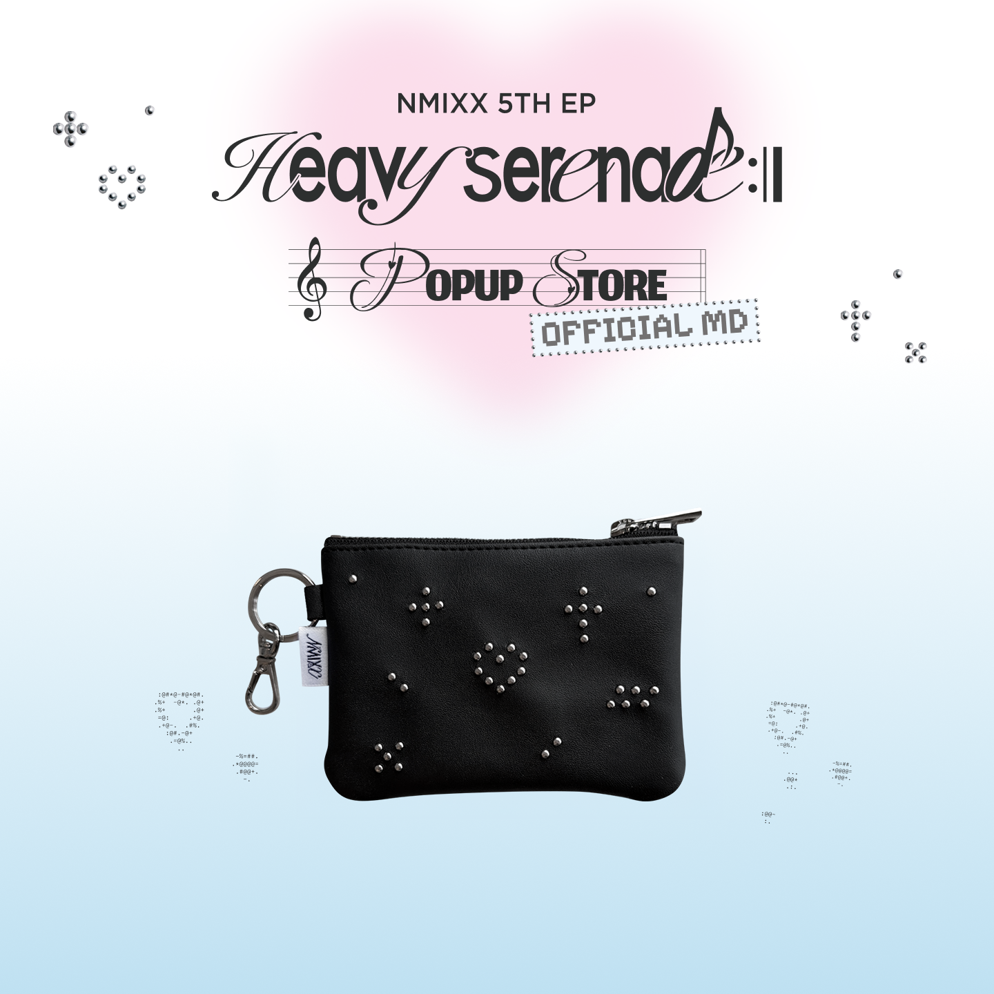[Pre-order] NMIXX -  MINI POUCH KEYRING /[Heavy Serenade] POP-UP OFFICIAL MD