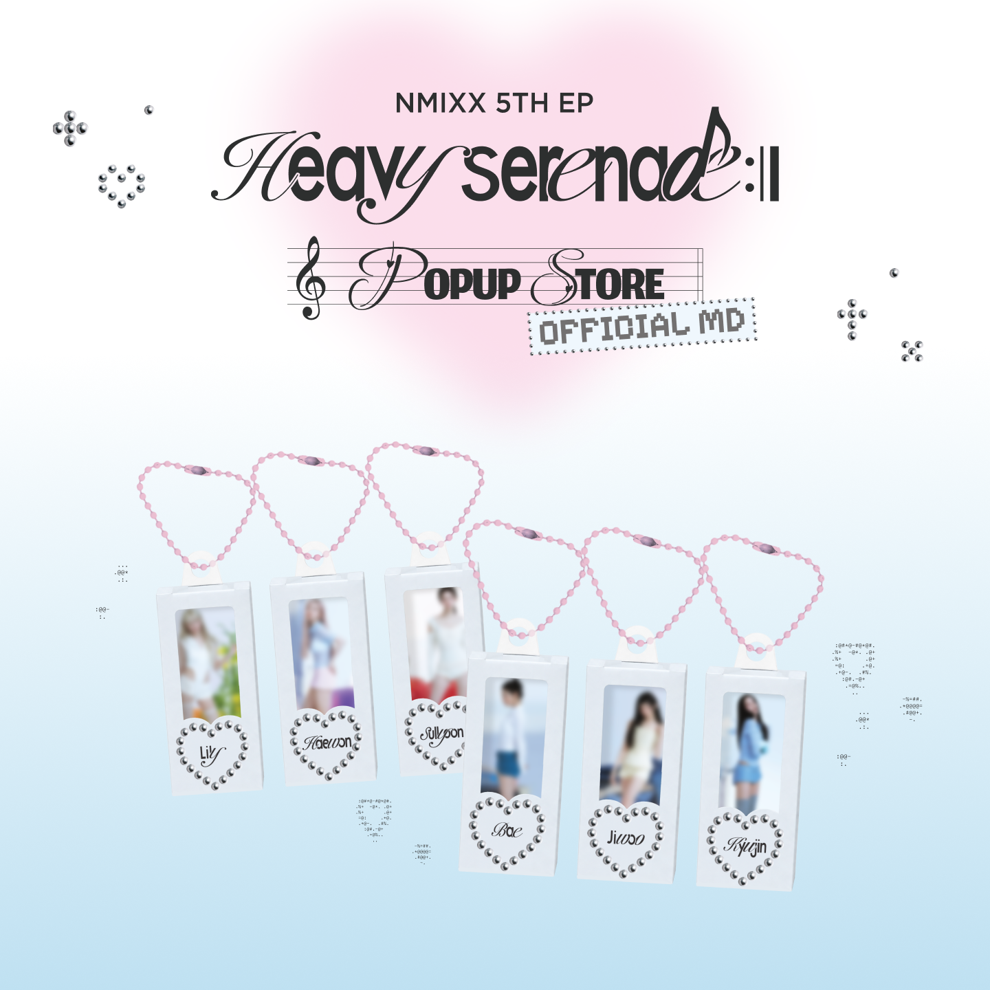 [Pre-order] NMIXX -  ACRYLIC MINIATURE KEYRING /[Heavy Serenade] POP-UP OFFICIAL MD