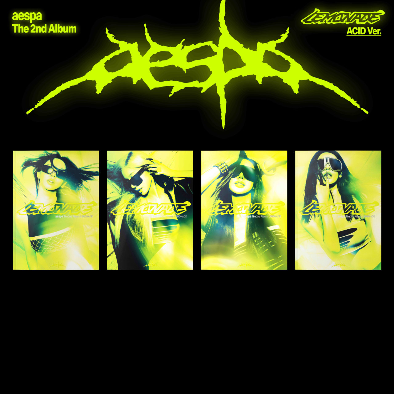 [POB][LUCKYDRAW] aespa - LEMONADE / 2nd Full Album (ACID Ver.)