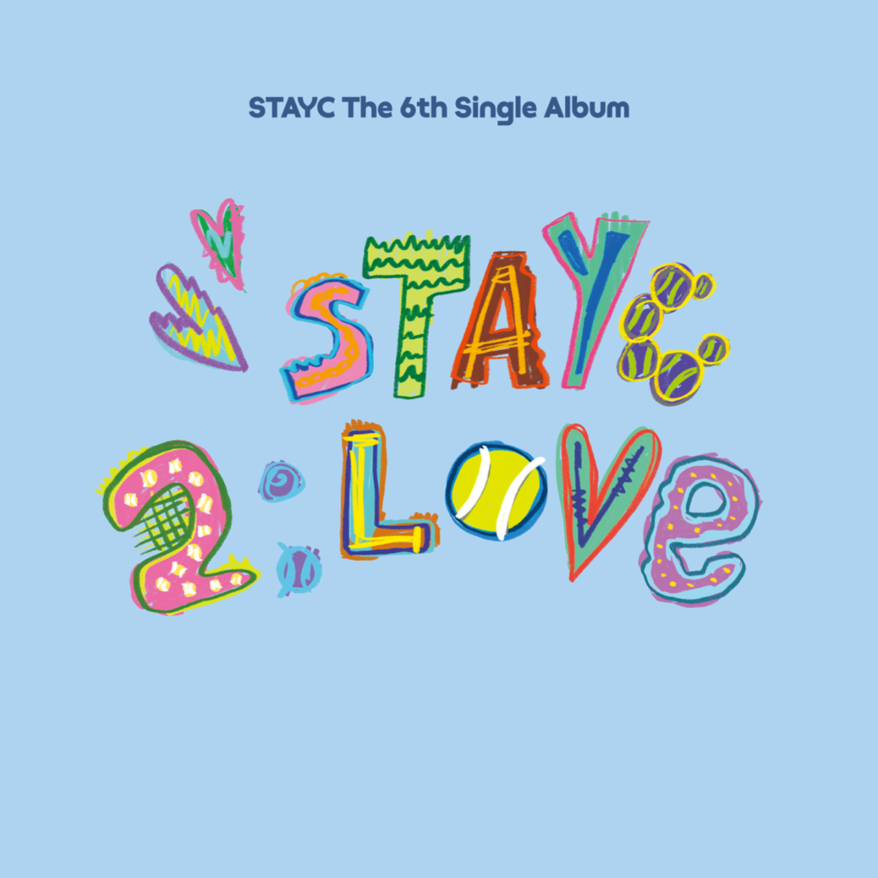 [POB] STAYC - 2:LOVE STAYC / The 6th Single (COURT ZINE ver. &  PLAYER PROFILE Ver.) * Random